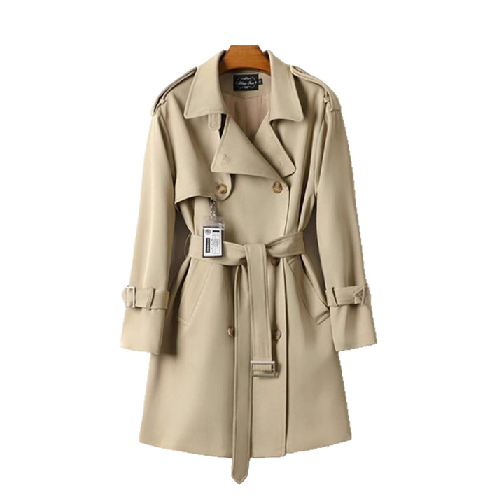 Damen Modischer Trenchcoat mit oversized Schnitt Drune
