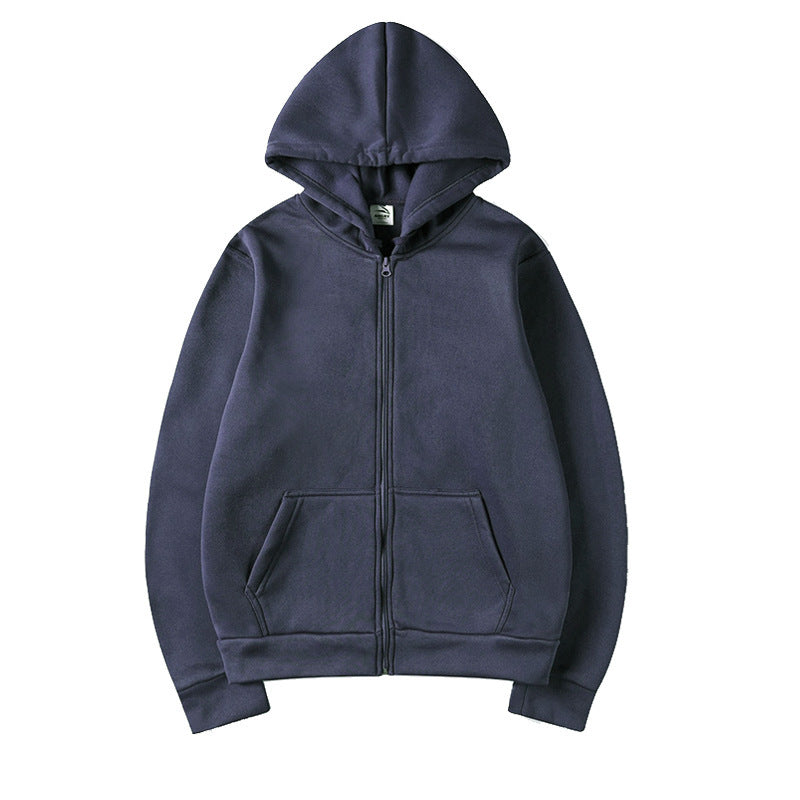 Damen Kapuzensweatshirt mit durchgehendem Reißverschluss und seitlichen Taschen Drune