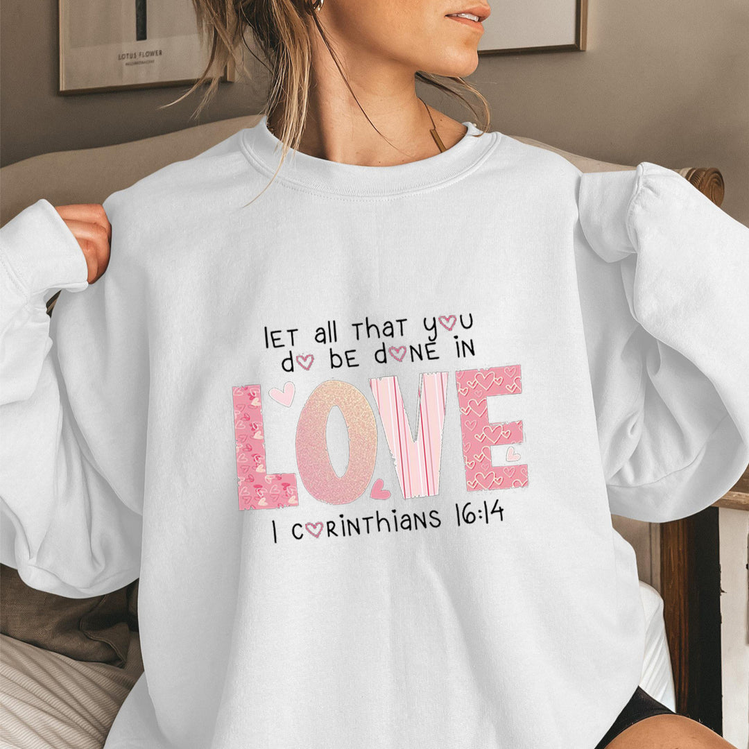 Damen Sweatshirt mit inspirierendem Druck und bequemer Passform Drune