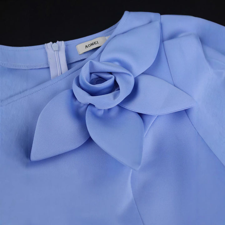 Damen Elegantes Etuikleid mit floralem Detail Drune
