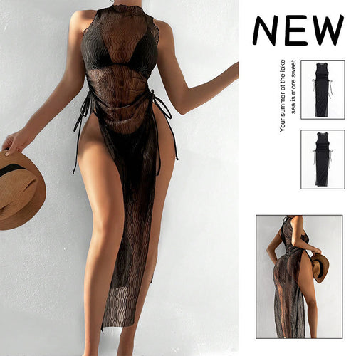 Damen Maxikleid mit elegantem Wickeldesign Drune