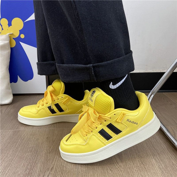 Damen modische Sneakers mit atmungsaktiven Mesh-Einsätzen und rutschfester Sohle Drune