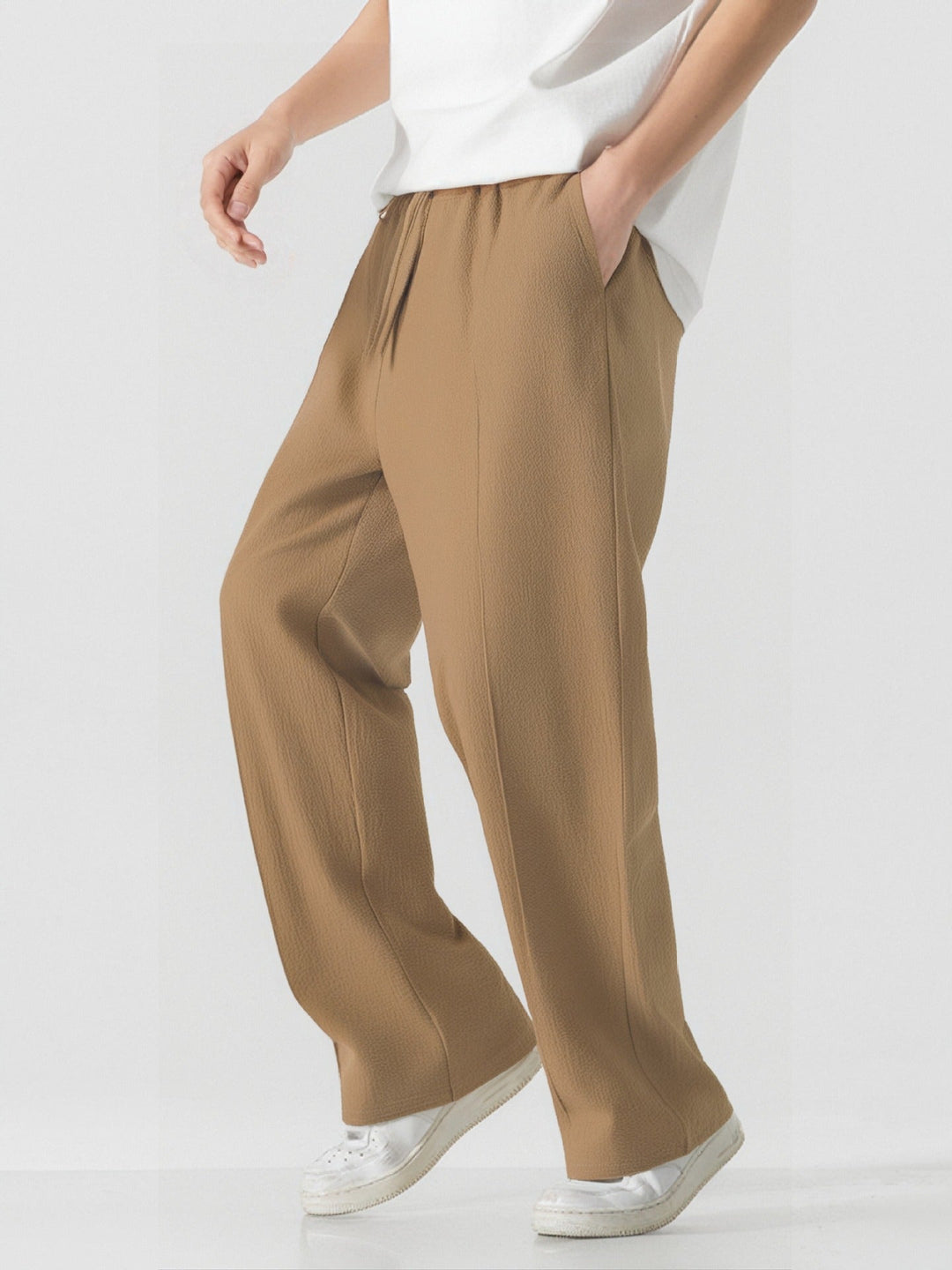 Herren Elegante, weite Freizeithose aus atmungsaktivem Gewebe Drune
