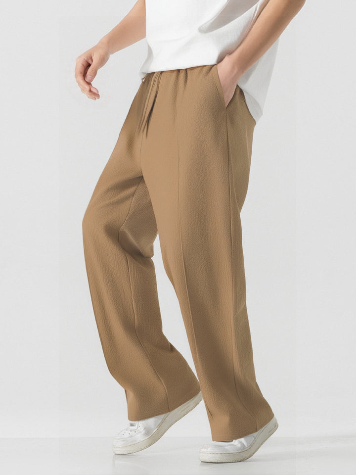 Herren Elegante, weite Freizeithose aus atmungsaktivem Gewebe Drune