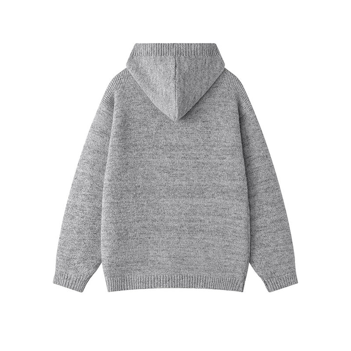 Damen gemütliche Strickjacke mit offenem Kragen und praktischen Taschen Drune