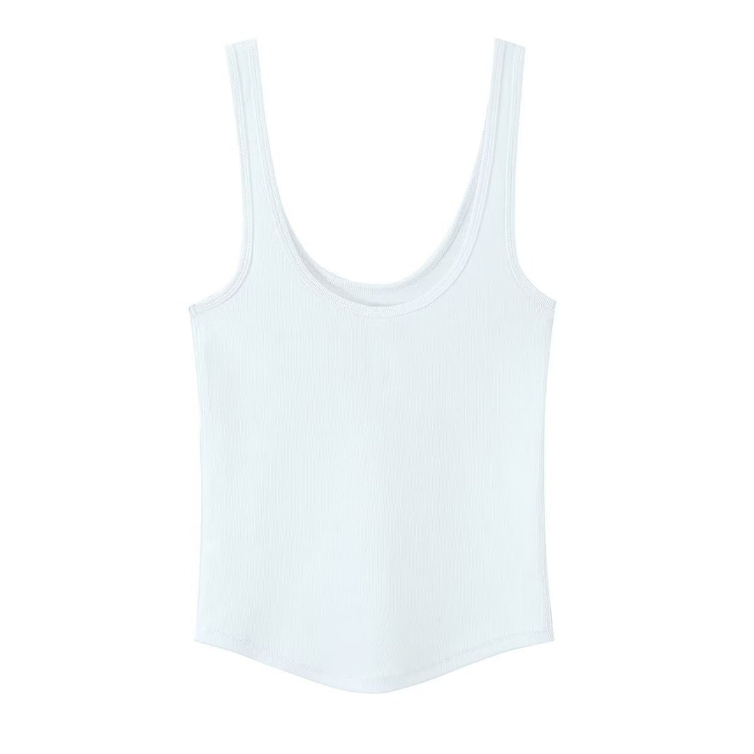 Damen Sportliches Basic Top Drune
