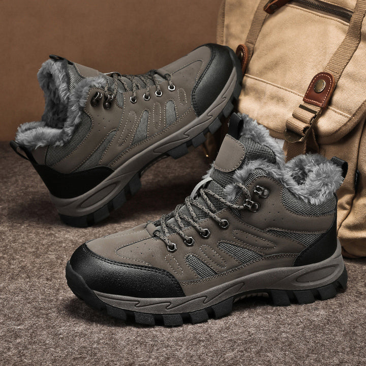 Damen Winterfestige Wanderschuhe mit isolierter Sohle und warmem Innenfutter Drune