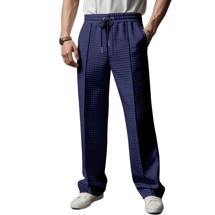 Herren lässige Sporthose mit elastischem Bund und strukturiertem Design Drune