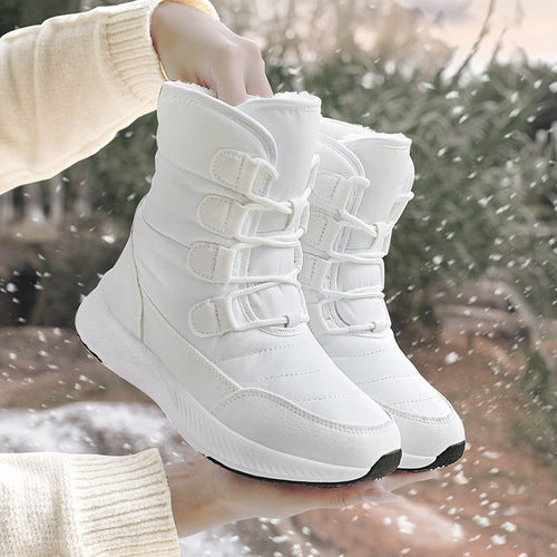 Damen Winterstiefel mit rutschfester Sohle und isolierender Fütterung Drune