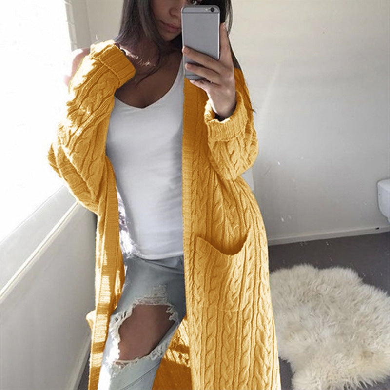 Damen Strickjacke mit Taschen Drune
