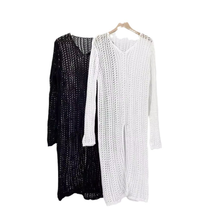 Damen Longpullover mit raffiniertem Netzdesign Drune