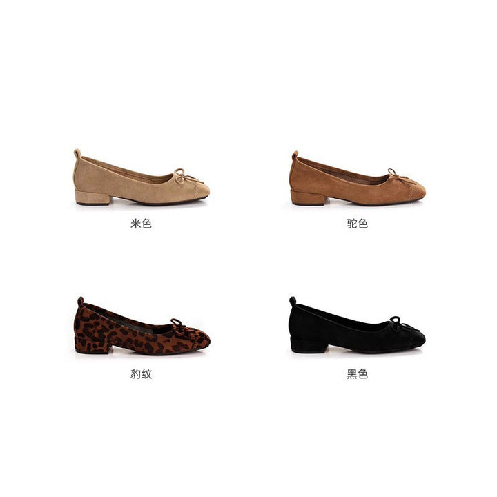 Damen Ballerinas mit dekorativem Schleifen-Detail Drune