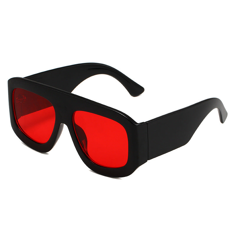 Drune | Große quadratische einfache Sonnenbrille