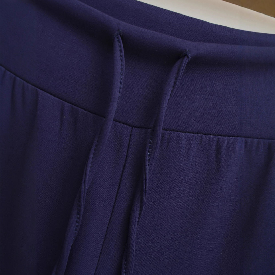 Damen weite Sporthose mit flexiblem Taillenzug Drune