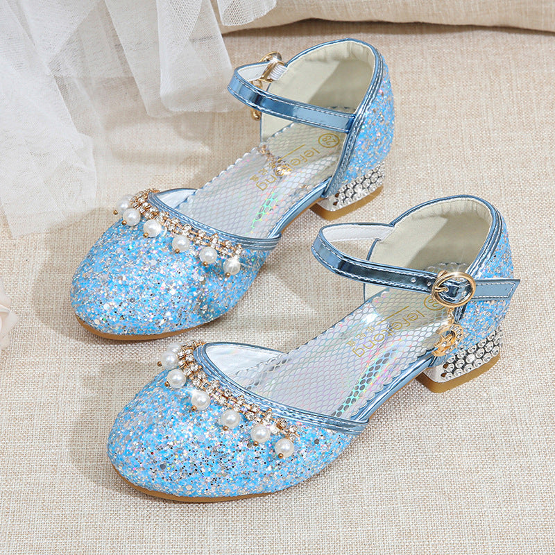 Damen Glitzernde Festtagsballerinas Drune