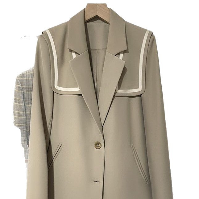 Damen Moderner Blazer mit kreativen Details Drune