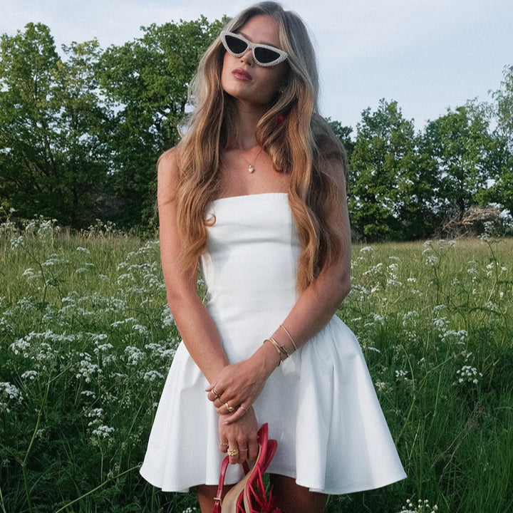 Damen Minikleid mit voluminösem Rock Drune