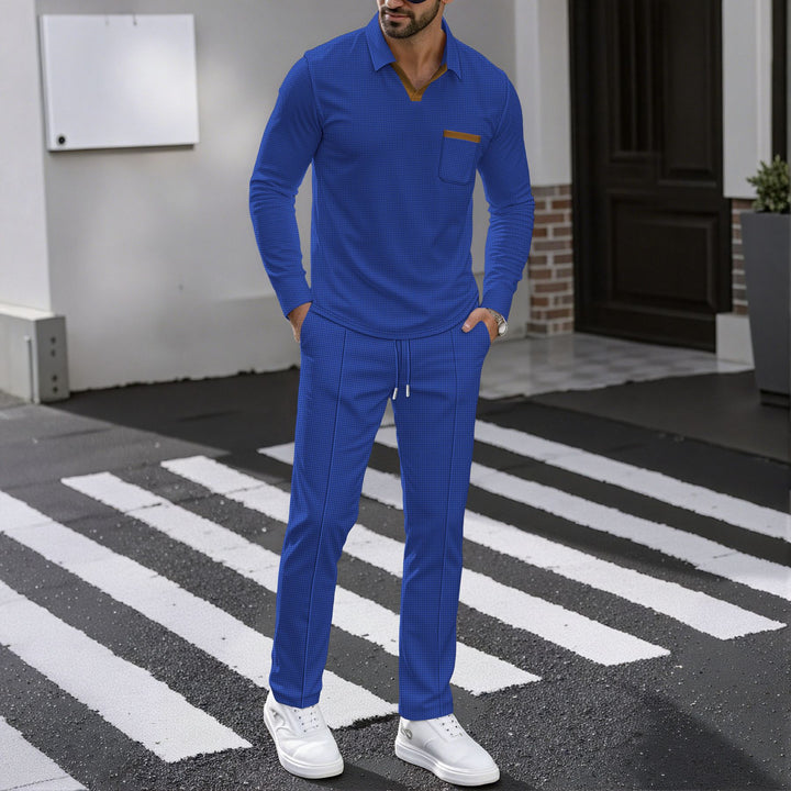 Herren Kombi-Outfit mit Poloshirt und Jogginghose Drune