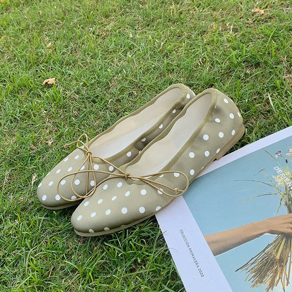 Damen Ballerinas mit femininem Schleifenakzent und weicher Innensohle Drune