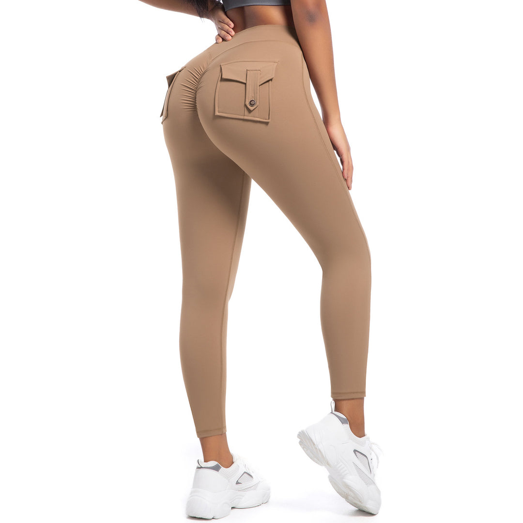 Damen Kompressionsleggings mit hoher Taille und praktischen Taschen Drune