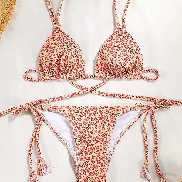 Damen Bikini-Set mit verspielten Bindebändern Drune