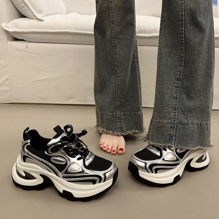 Damen Chunky Sneakers mit ergonomischer Dämpfung und sportlichem Design Drune