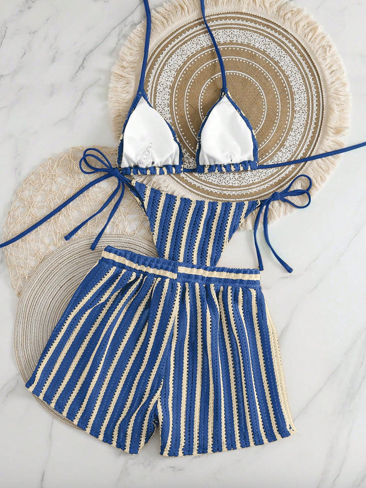 Damen Zweiteiliges Strandoutfit Drune