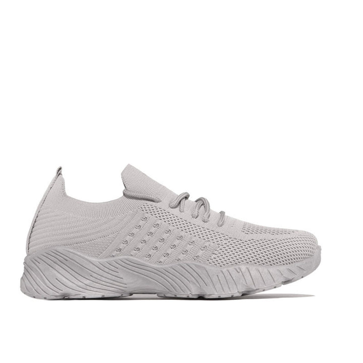 Damen nan leichte gestrickte Slip-On Sneaker mit Schnürdetail und gedämpfter Leichtsohle Drune