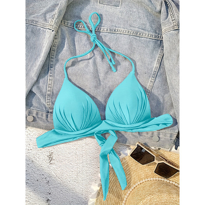 Damen Triangel-Bikini-Oberteil mit verstellbaren Bindebändern Drune