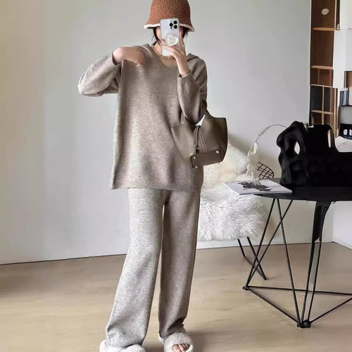Damen Elegante und bequeme V-Ausschnitt-Loungewear Drune