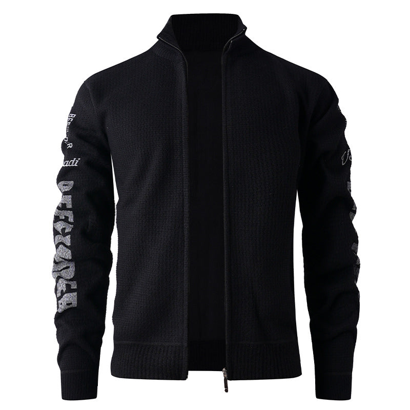 Herren gesteppte Freizeitjacke mit hohem Kragen und modernem Innenfutter Drune