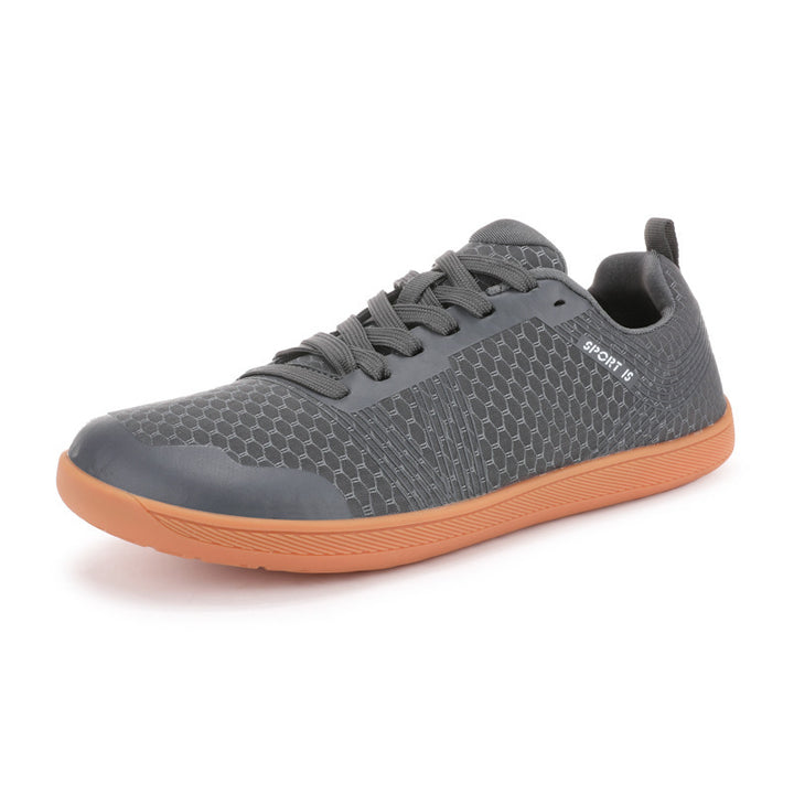 Herren nan niedriger City-Sneaker mit perforiertem Mesh-Obermaterial, verstärkter Zehenkappe und flexibler Laufsohle Drune