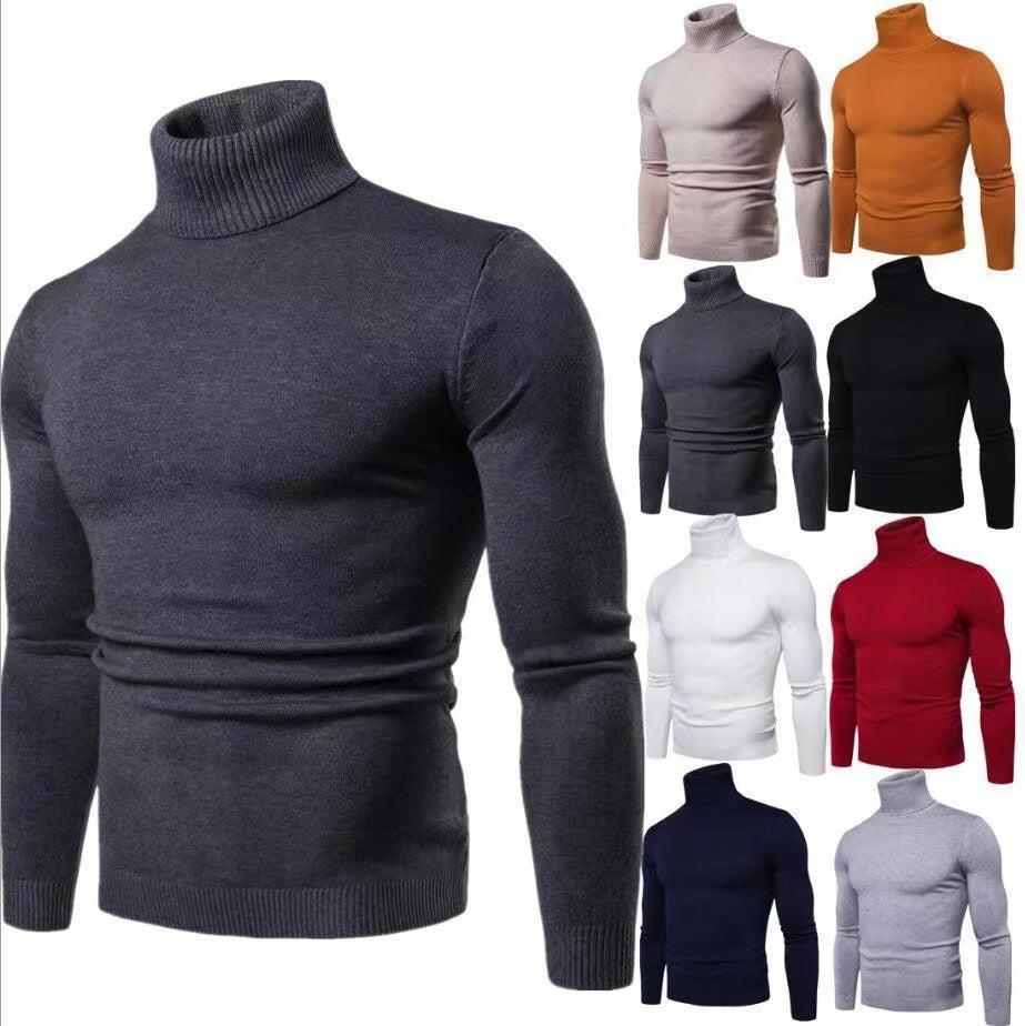 Herren Rollkragenpullover aus hochwertiger Baumwolle Drune