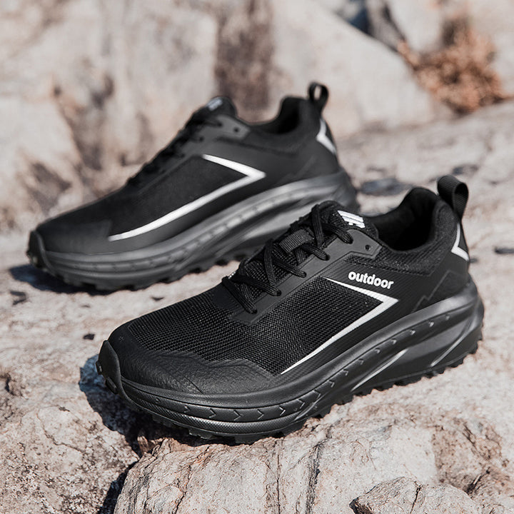 Unisex nan robuster Geländelaufschuh mit stoßdämpfender Zwischensohle und griffiger Profilsohle Drune