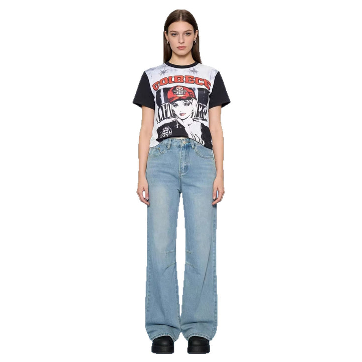Damen nan schlichtes langarm-Feinstrickshirt mit Rundhalsausschnitt, leicht taillierter Silhouette und elastischem Tragekomfort Drune