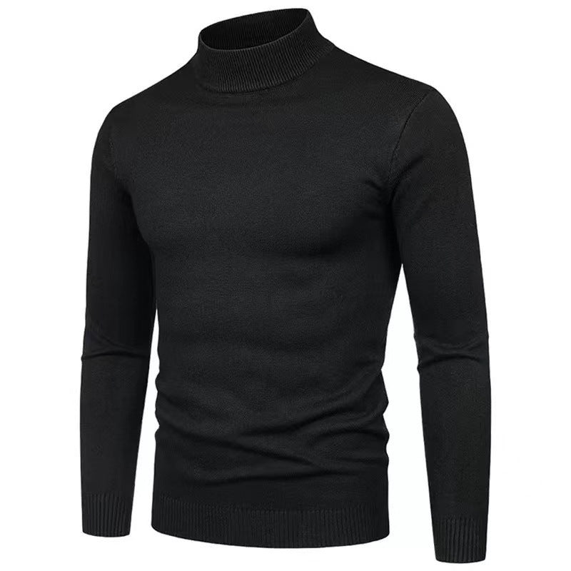 Herren Rollkragenpullover aus hochwertigem Strickmaterial Drune