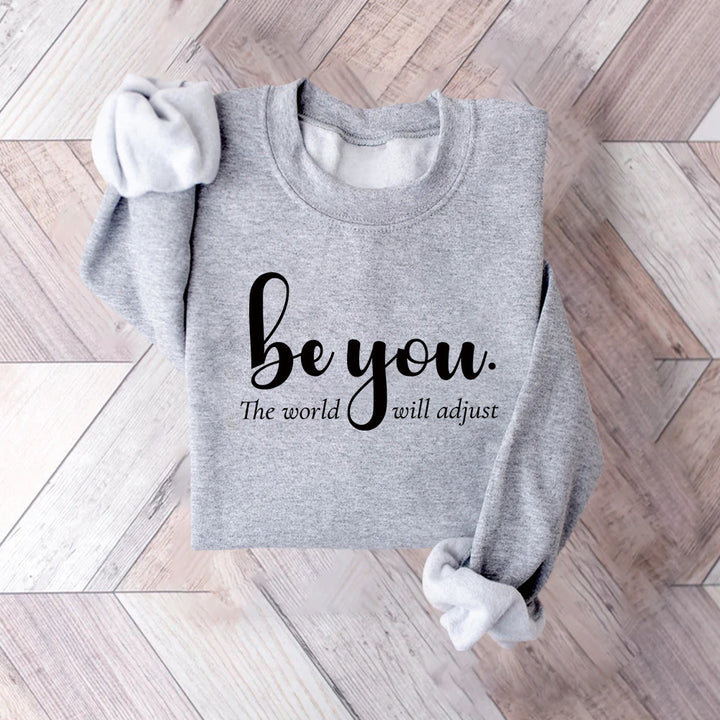 Damen Sweatshirt mit inspirierendem Motiv und motivierender Botschaft Drune