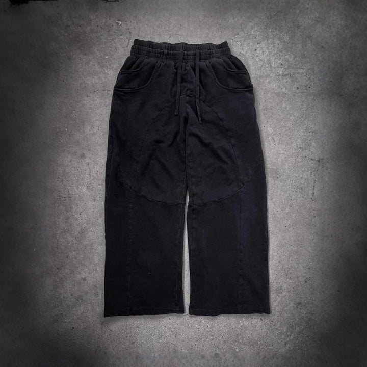 Damen Relaxed-Fit Freizeithose mit elastischem Bund und großen Seitentaschen Drune