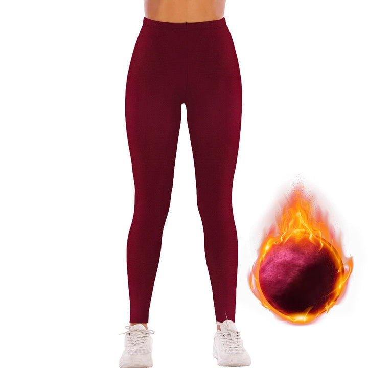 Damen Hochwertige Fitness-Leggings mit schweißableitender Technologie und hohem Bund Drune