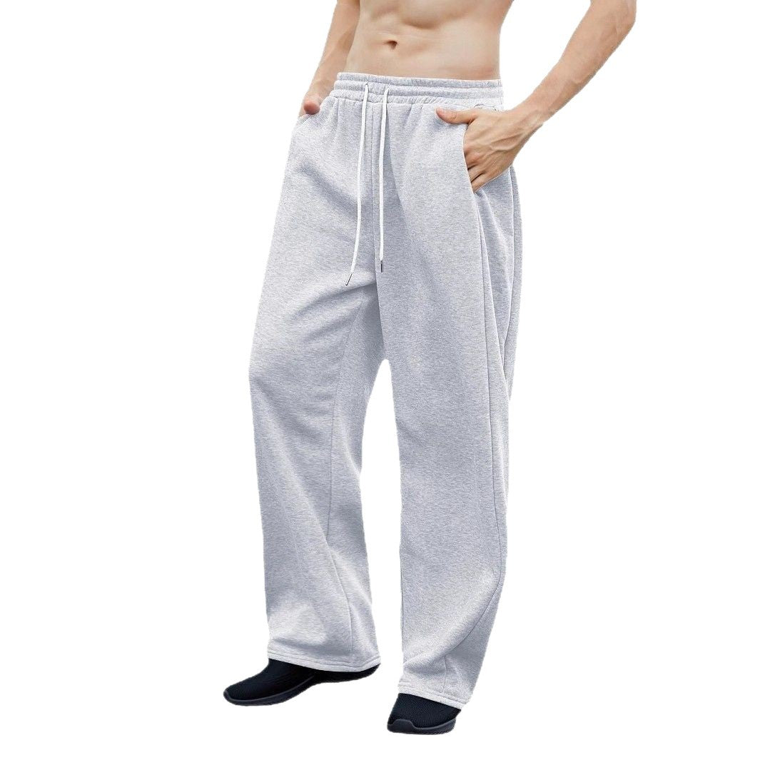 Herren nan lockere Oversize Jogginghose mit elastischem Bund und Kordelzug Drune