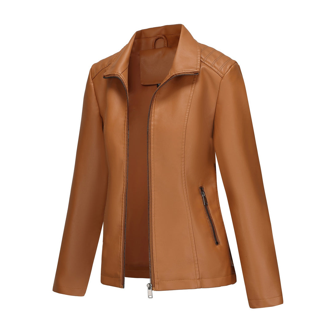 Damen Kunstlederjacke Drune