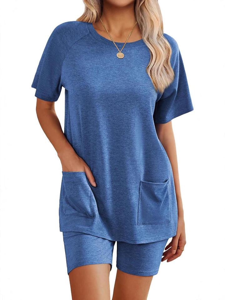 Damen Loungewear-Set mit angenehm weitem Schnitt und praktischen Taschen Drune