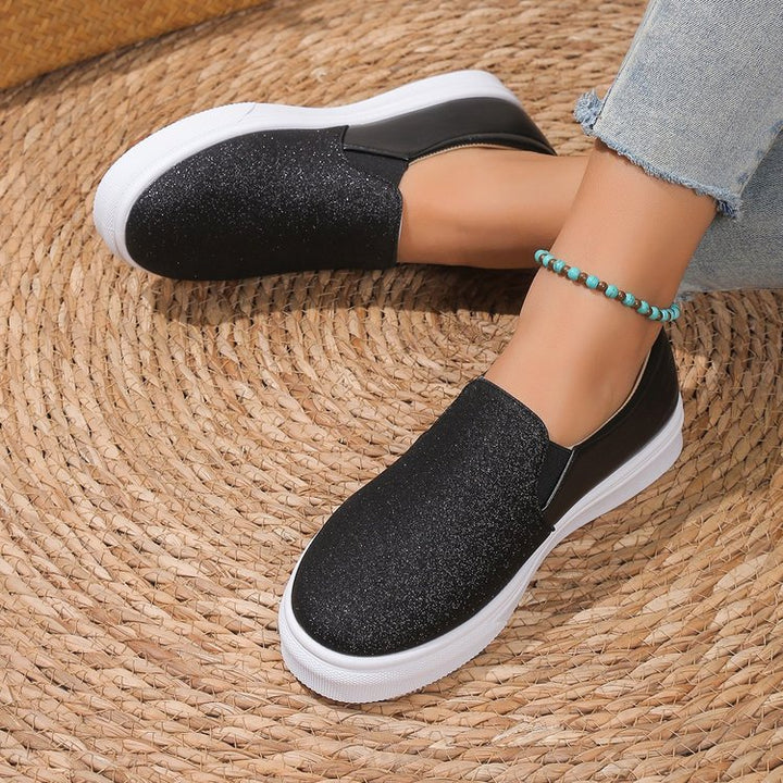 Damen Glitzer-Slip-On Sneakers Drune