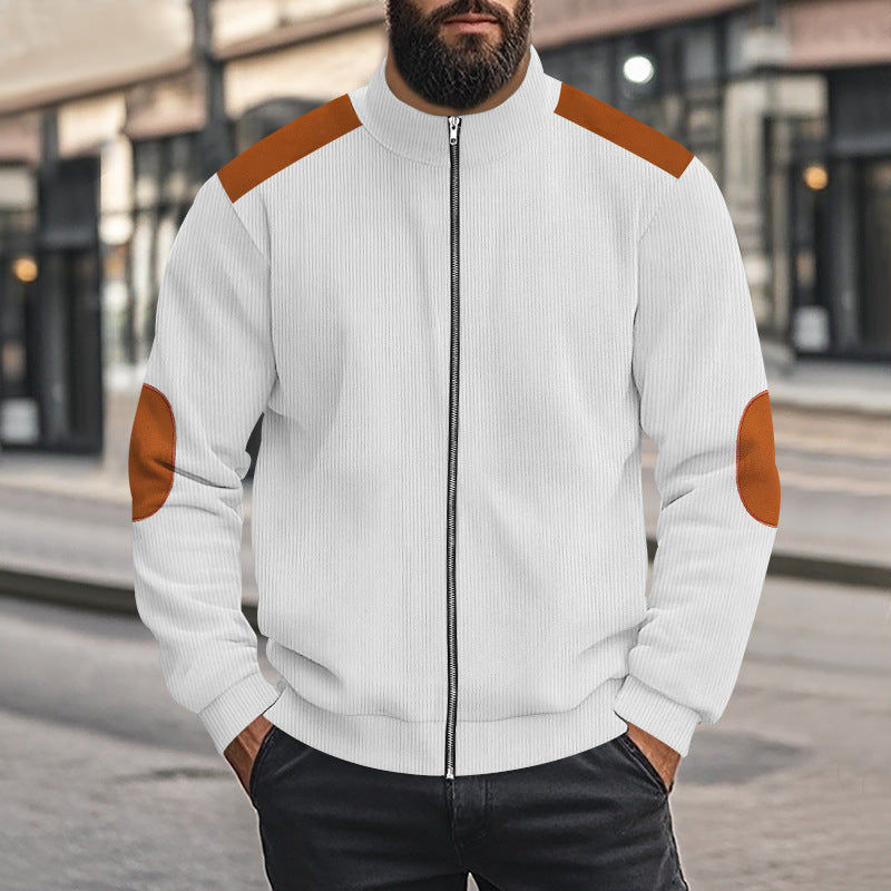 Herren Sportliche Jacke mit Reißverschluss und modischen Akzenten Drune