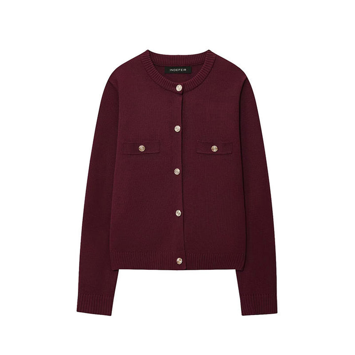 Damen Strickjacke mit Knopfdetails und praktischen Taschen Drune