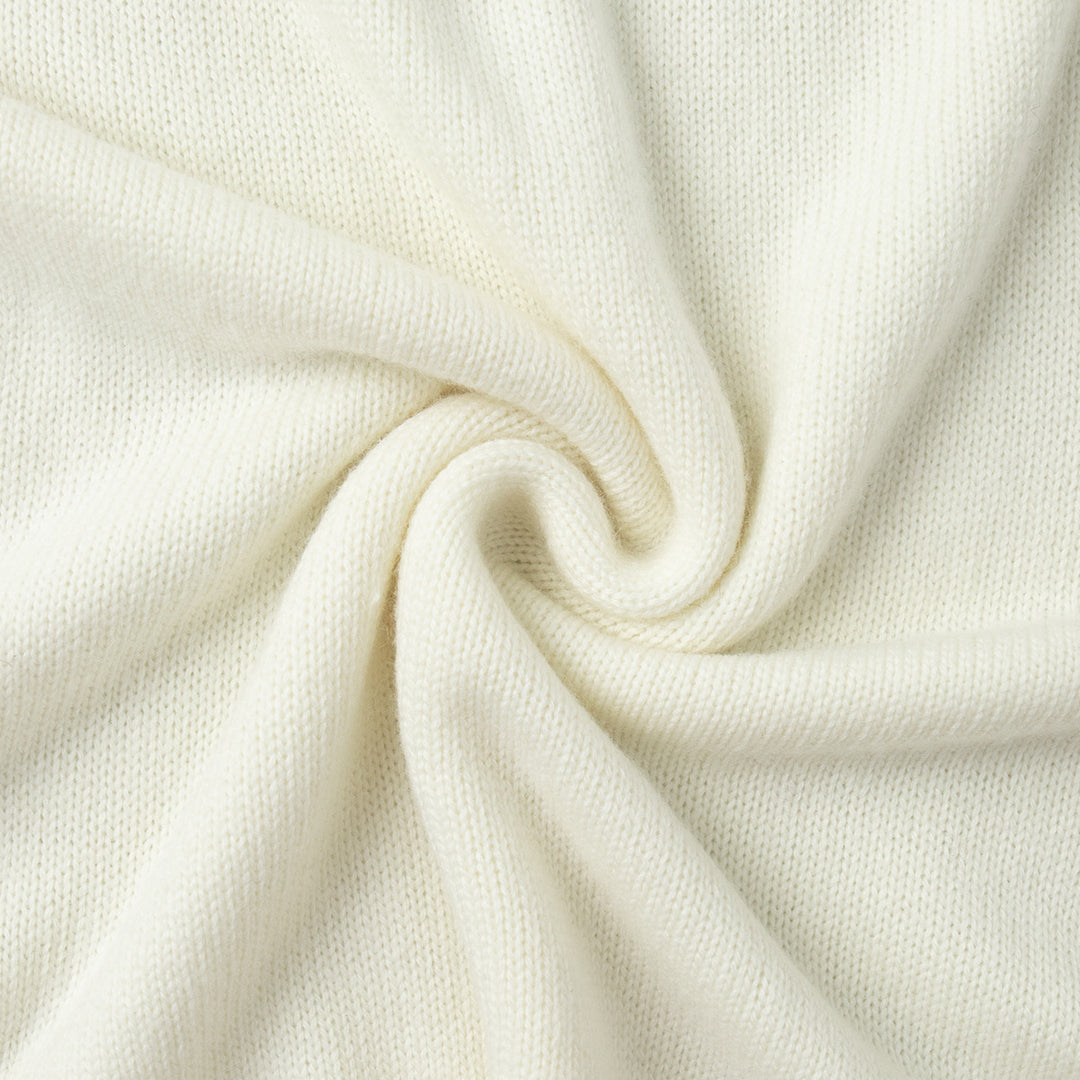 Damen Strickpullover mit hohem Kragen und lässigem Schnitt Drune