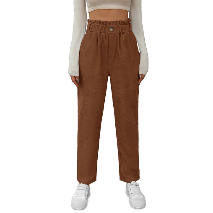 Damen Bequeme Chino-Hose Drune