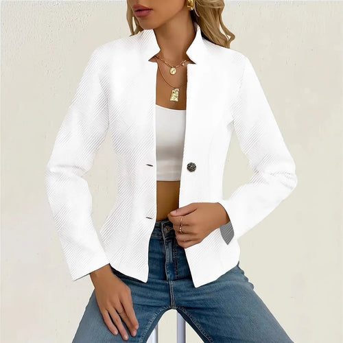 Damen Taillierte Blazerjacke mit elegantem Schnitt und Knopfdetails Drune