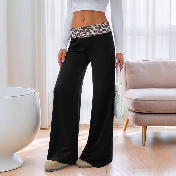 Damen Elegante und bequeme Freizeithose mit modischem Bund Drune