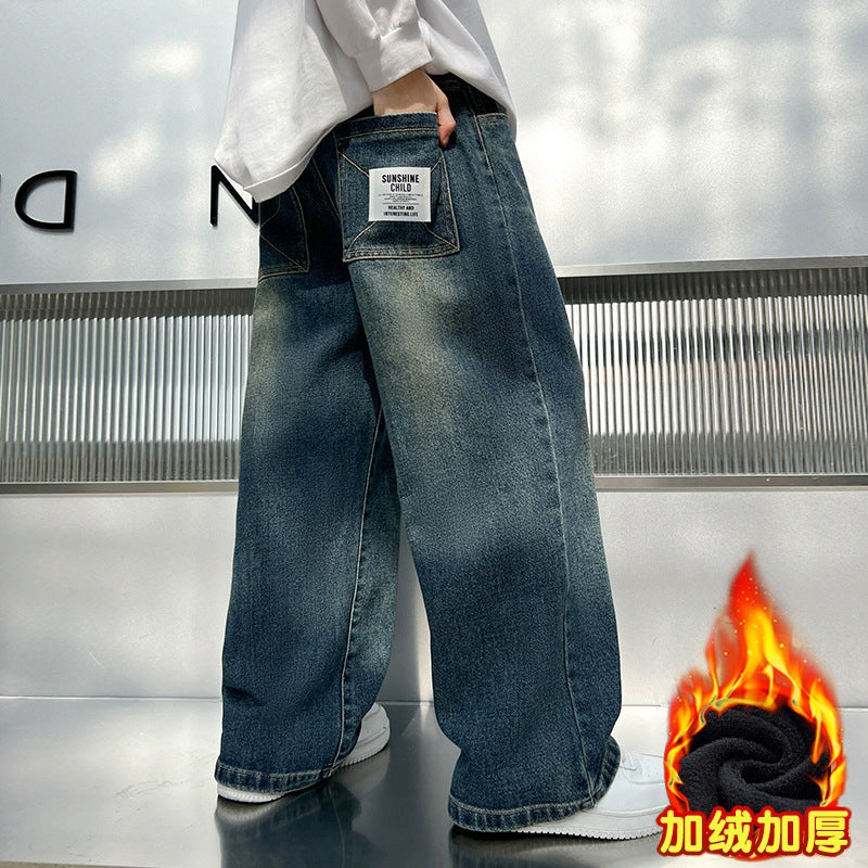 Damen weite Jeanshose Drune